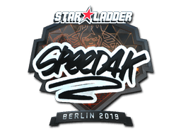Klistermærke (speed4k folie Berlin 2019)