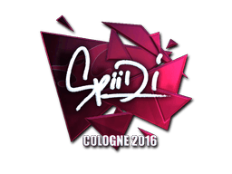 Klistermærke (Spiidi folie Cologne 2016)