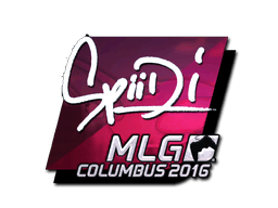 Klistermærke (Spiidi folie MLG Columbus 2016)