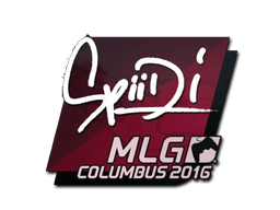 Klistermærke (Spiidi MLG Columbus 2016)