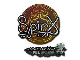 Klistermærke (Spinx Antwerp 2022)