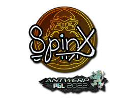 Klistermærke (Spinx glitter Antwerp 2022)