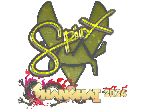 Klistermærke (Spinx glitter Shanghai 2024)
