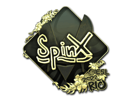 Klistermærke (Spinx guld Rio 2022)