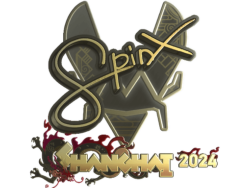 Klistermærke (Spinx guld Shanghai 2024)