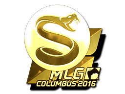 Samolepka (Splyce zlatá MLG Columbus 2016)