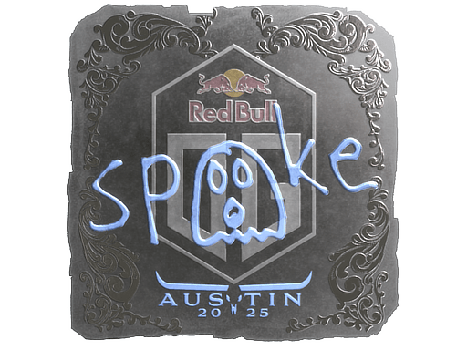 Klistermærke (spooke folie Austin 2025)
