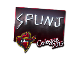 Klistermærke (SPUNJ folie Cologne 2015)