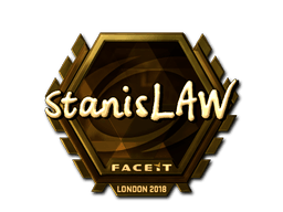 Samolepka (stanislaw zlatá London 2018)