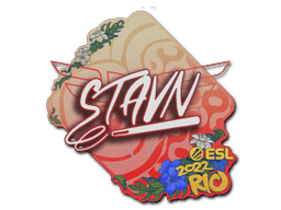 Klistermærke (stavn Rio 2022)
