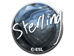 Klistermærke (sterling folie Katowice 2019)