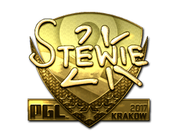 Samolepka (Stewie2K zlatá Krakow 2017)