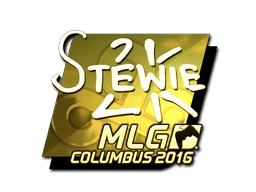 Samolepka (Stewie2K zlatá MLG Columbus 2016)
