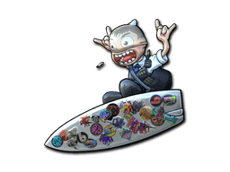 Klistermærke (Sticker Bomb Surf K folie)