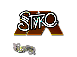 Samolepka (STYKO třpytivá BLAST.tv Paris 2023)