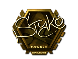 Samolepka (STYKO zlatá London 2018)