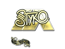 Samolepka (STYKO zlatá BLAST.tv Paris 2023)