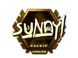 Samolepka (suNny zlatá London 2018)