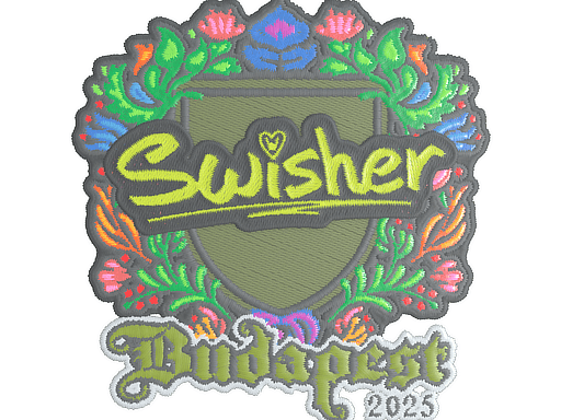 Adesivo (Swisher Ricamato Budapest 2025)