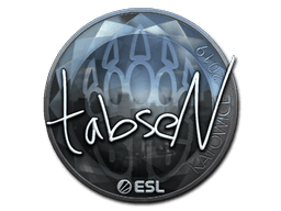 สติกเกอร์ (tabseN ฟอยล์ Katowice 2019)