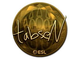 สติกเกอร์ (tabseN ทอง Katowice 2019)