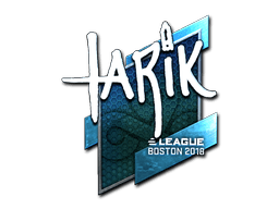 Klistermærke (tarik folie Boston 2018)