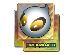Samolepka (Team Dignitas holografická DreamHack 2014)