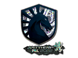 Klistermærke (Team Liquid glitter Antwerp 2022)