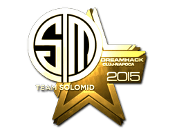 Samolepka (Team SoloMid zlatá Kluž 2015)
