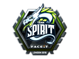 Klistermærke (Team Spirit folie London 2018)