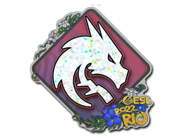 Klistermærke (Team Spirit glitter Rio 2022)