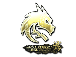 Samolepka (Team Spirit zlatá PGL Antwerp 2022)