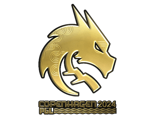 Samolepka (Team Spirit zlatá PGL Copenhagen 2024)