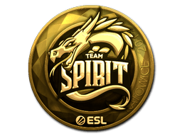 Samolepka (Team Spirit zlatá Katowice 2019)