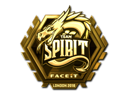 Samolepka (Team Spirit zlatá London 2018)