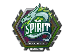 Klistermærke (Team Spirit holo London 2018)