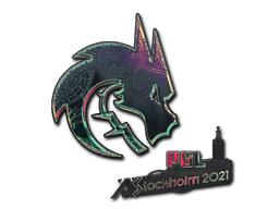 Klistermærke (Team Spirit holo Stockholm 2021)