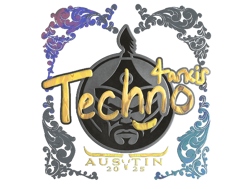 Adesivo (Techno4K Olografico Austin 2025)