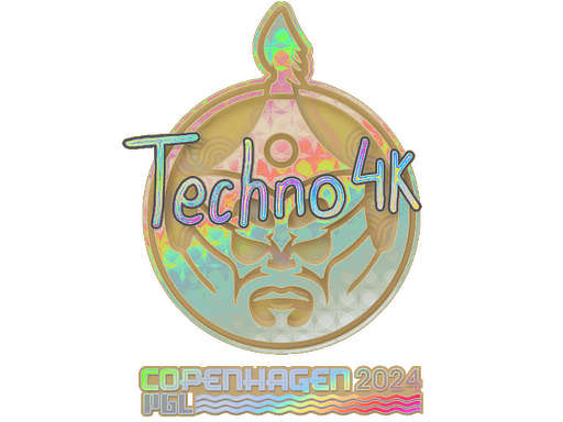 Adesivo (Techno4K Olografico Copenaghen 2024)