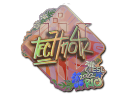Adesivo (Techno4K Olografico Rio 2022)