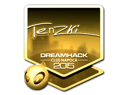 Samolepka (tenzki zlatá Kluž 2015)