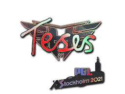 Samolepka (TeSeS holografická PGL Stockholm 2021)