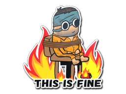 สติกเกอร์ (This Is Fine H)