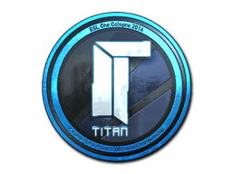 Klistermærke (Titan folie Cologne 2014)