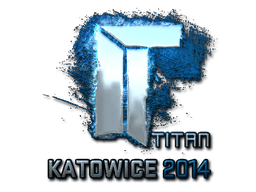 Klistermærke (Titan folie Katowice 2014)