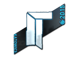 Klistermærke (Titan folie Katowice 2015)