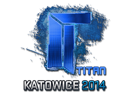 Klistermærke (Titan holo Katowice 2014)