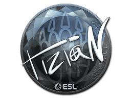 Klistermærke (tiziaN folie Katowice 2019)