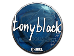 Klistermærke (tonyblack Katowice 2019)