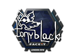 Klistermærke (tonyblack London 2018)